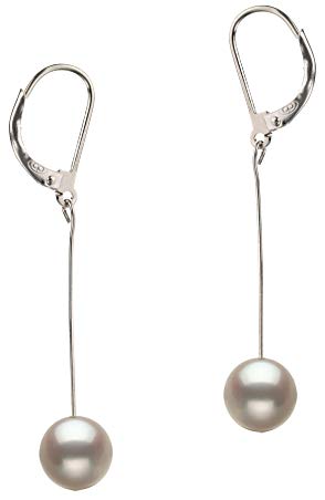Amy 8-9mm AA Quality Freshwater 925 Sterling Silver Cultured Pearl Earring Pair