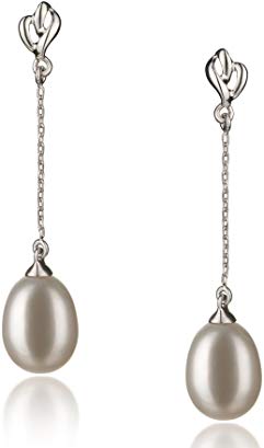 Reese 7-8mm AA Quality Freshwater 925 Sterling Silver Cultured Pearl Earring Pair