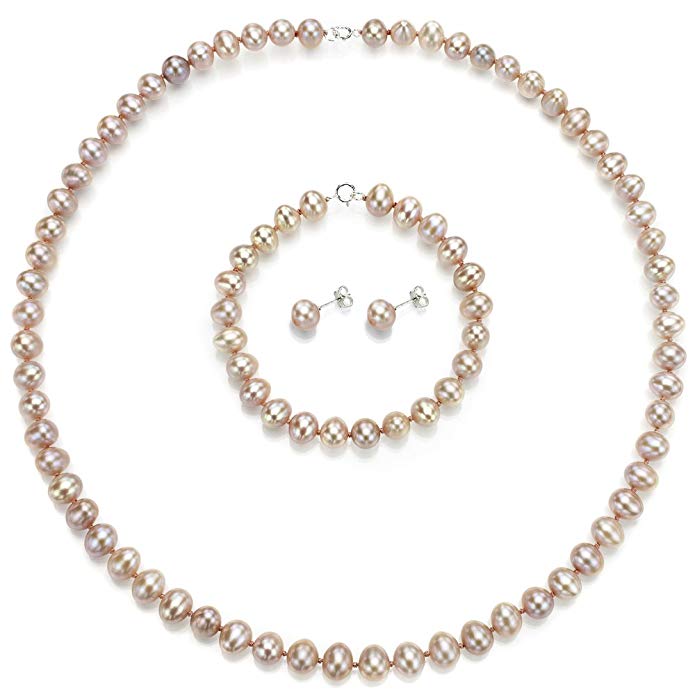La Regis Jewelry Sterling Silver 5.5-6mm Freshwater Cultured Pearl Necklace 18